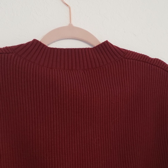 NWT Zara Beautiful Burgundy Wool Blend Vest - Picture 4 of 14